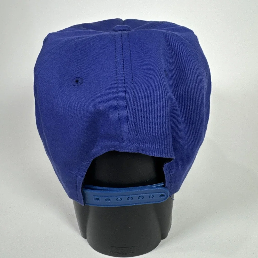 Only NY Logo Leather Patch Blue Hat Cap Adjustable‎ Snapback